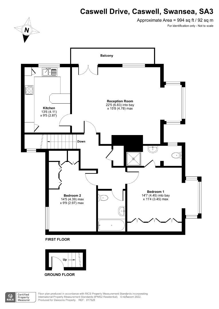 EPC for Victoria Court, Caswell Drive, Caswell, Swansea